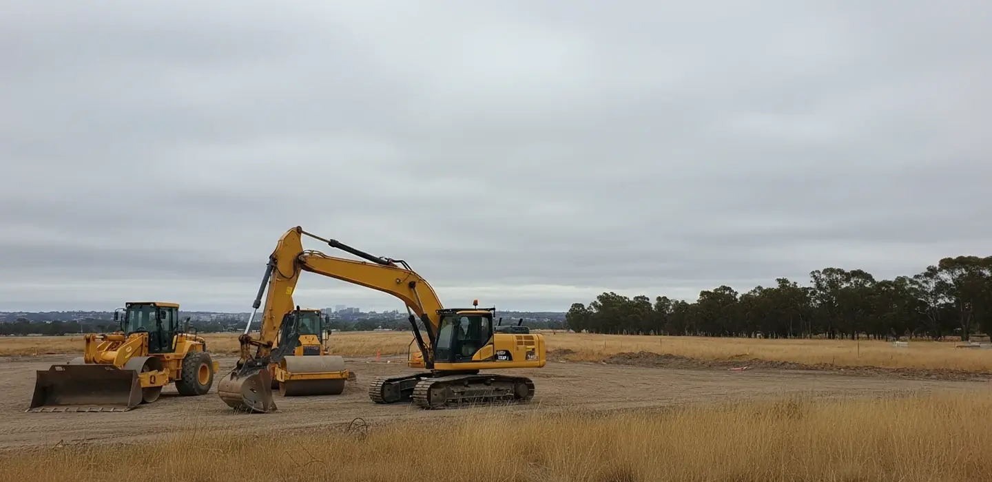JW Hydraulics & Mechanical workshop frontage in Queanbeyan East with a crane truck behind the front gate